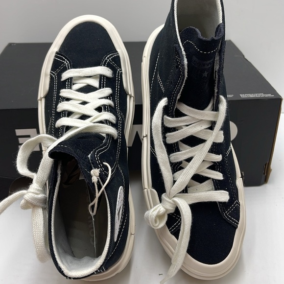 Converse Men’s CTAS CRUISE HI
BLACK/EGRET/BLACK A04689C Platforms Sneakers - Picture 12 of 16